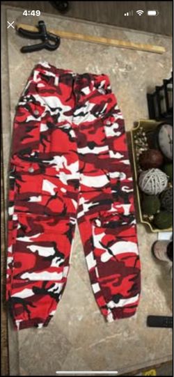 Red Camo Joggers