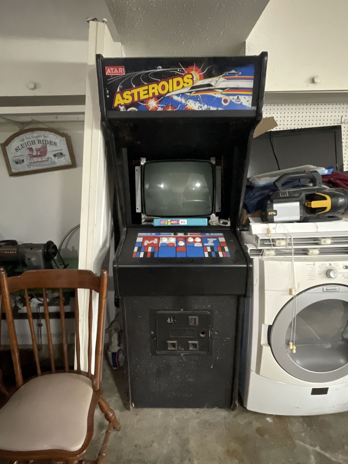 Ateriods arcade machine full size