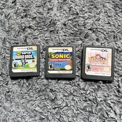 Super Mario, Sonic, And Cooking Mama 2 Nintendo Ds Games 