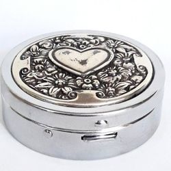 Beautiful Vintage Brighton Small Pill Case Or Jewelry Case
