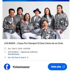 Los Bukis Concert. February 21, 2026