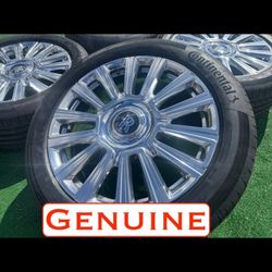 NEW NEW NEW  NEW ROLLS ROYCE OEM PHANTOM WHEELS TIRES FACTORY OEM FULL POLISHED