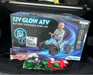 12V glow ATV  blue 3-5 age