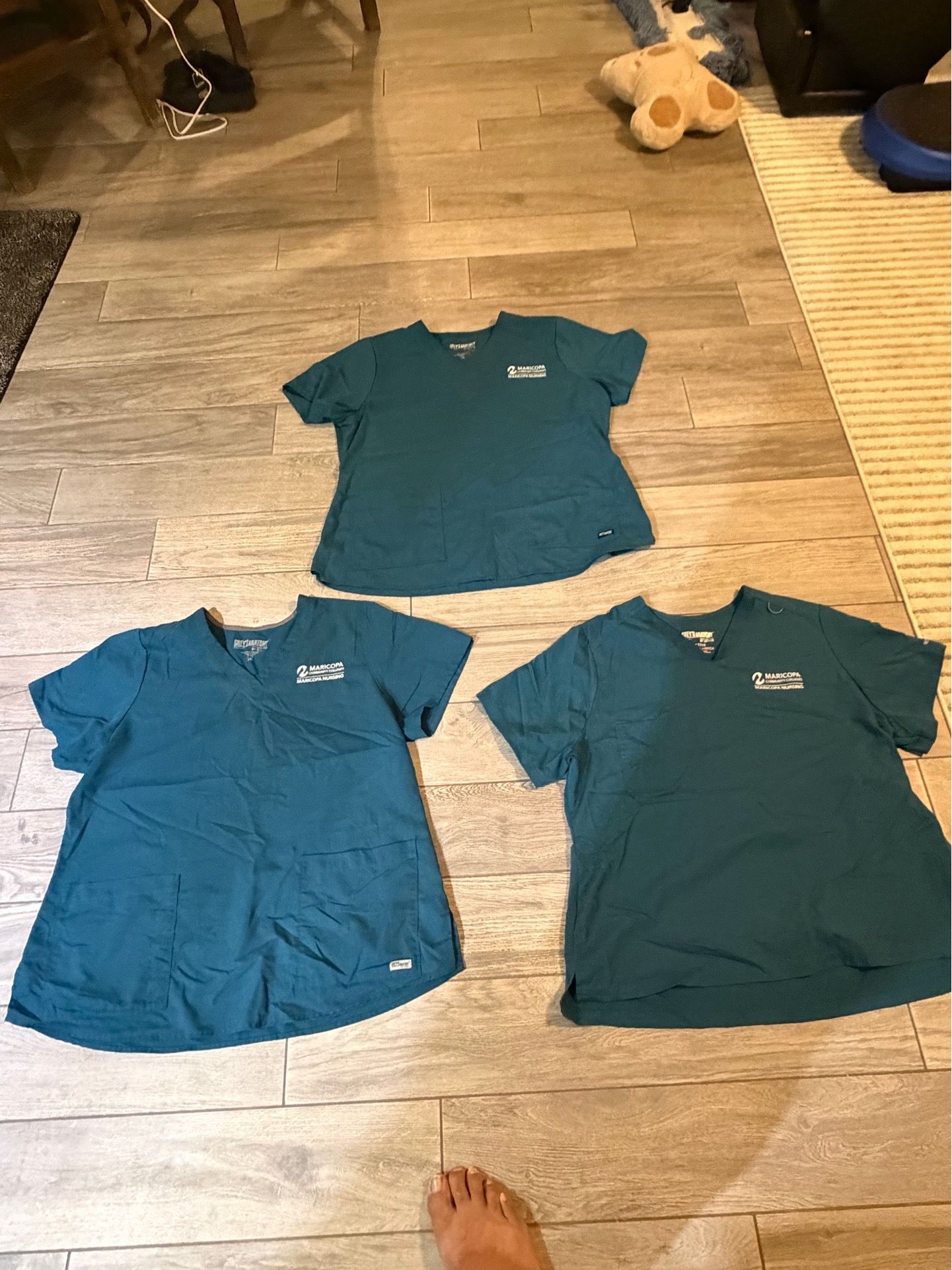 Nursing student scrub tops