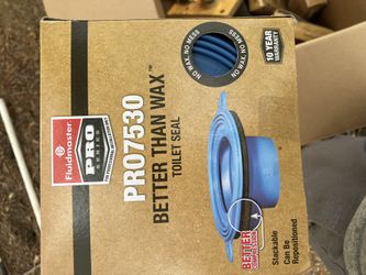 Fluidmaster Pro7530 Better than Wax Ring