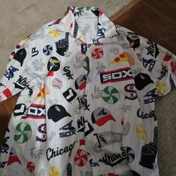 CHICAGO WHITE SOX BEGGARS PIZZA HAWAIIAN SHIRT XL NEW