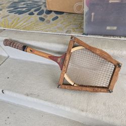 Vintage Wood Tennis Racket Penn