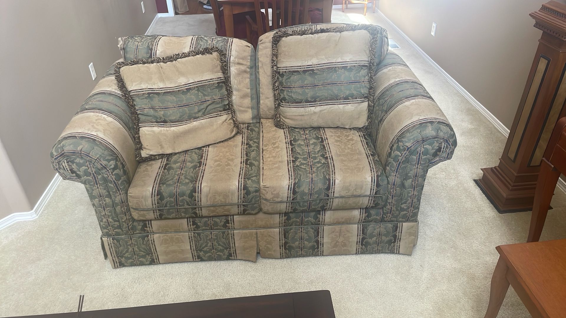 Sofa and Loveseat Set – Matching, Clean, Excellent Condition
