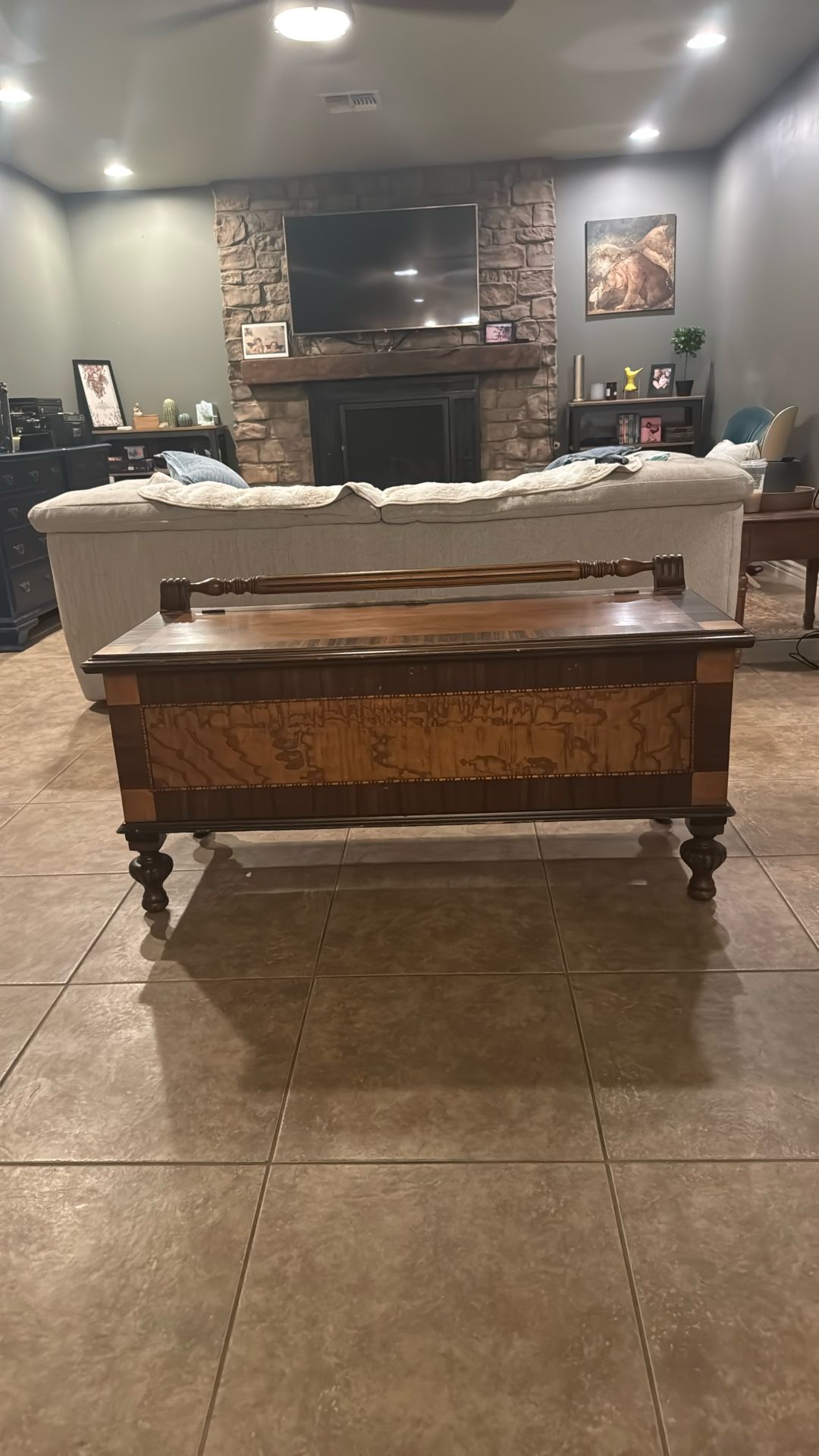 Antique Seater Chest