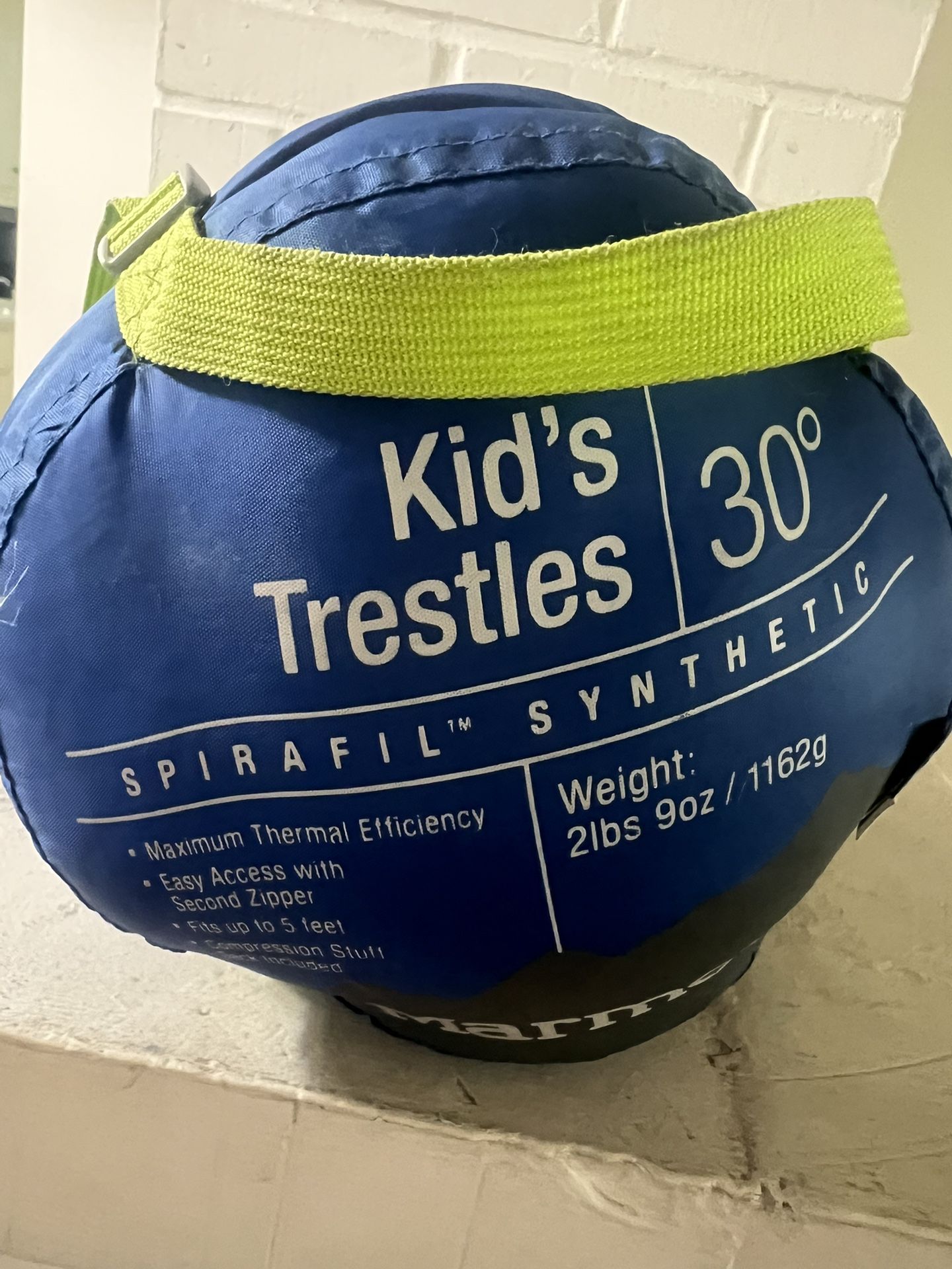 Marmot Trestles 30 Degree Kid’s Sleeping Bag