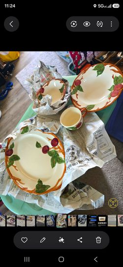 Franciscan dish ware lot