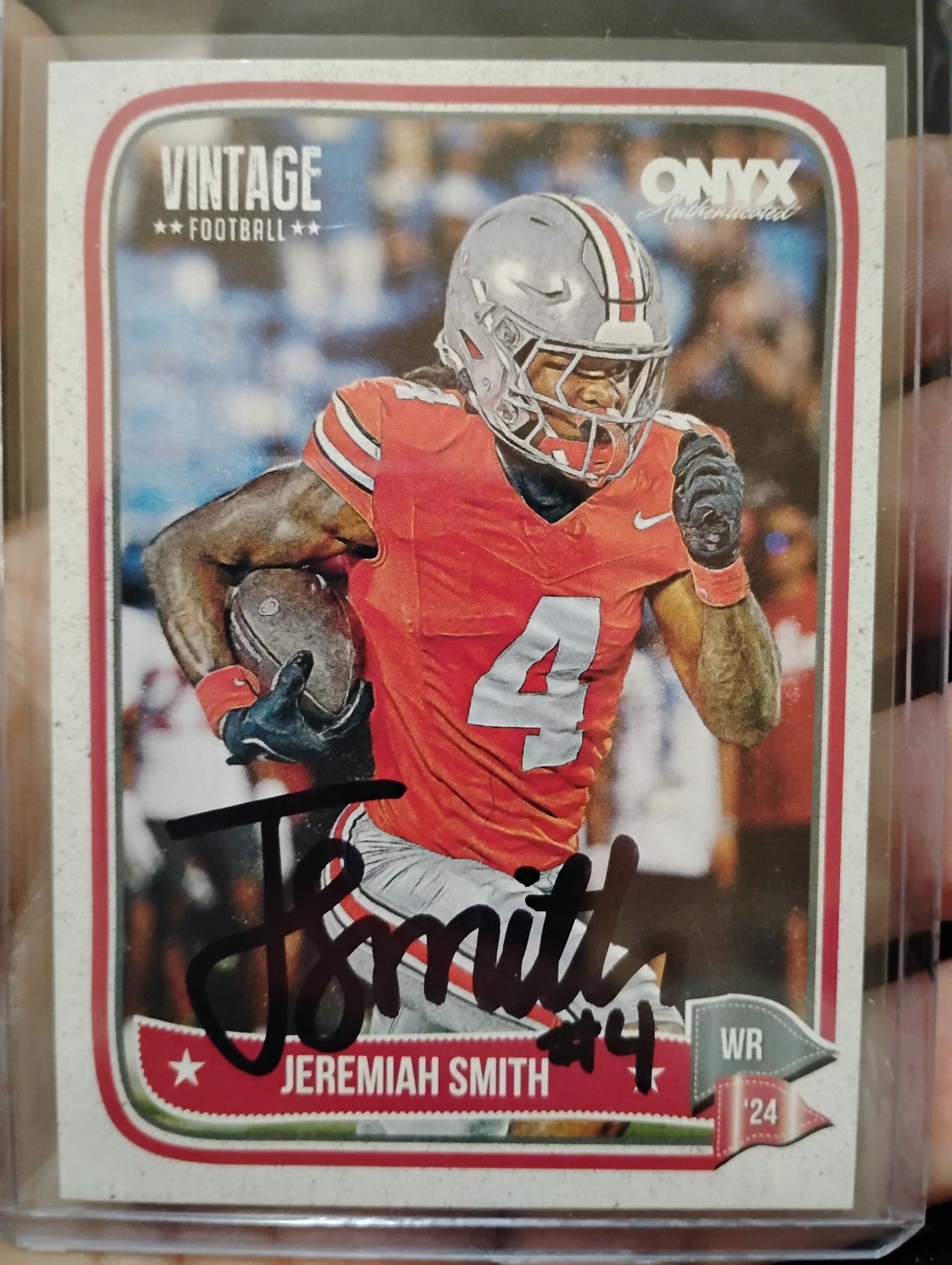 Jeremiah Smith Signed Card Autograph Ohio State Buckeyes