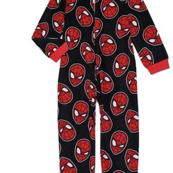 Spider-Man Kids Onesie Union Suit Pajamas, Size M8