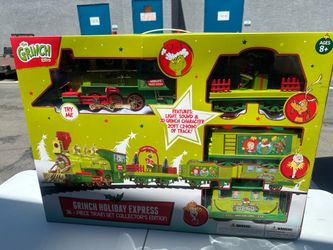 Grinch train track set