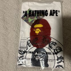 Bape shirt, White, Large