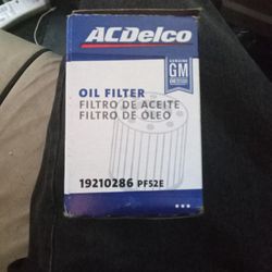 New Oil Filter