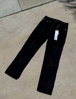 Black Purple Jeans