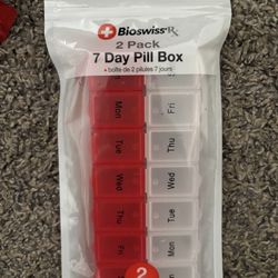 Pill Box 7 Day 2 Pack 