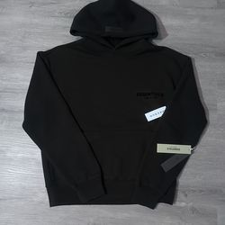 Black Essentials Hoodie