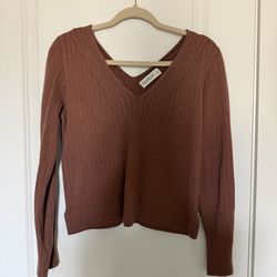 A&F vneck sweater