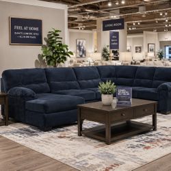 Upgrade your living room with this cozy corduroy sectional 🛋️