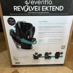 Evenflo Revolve 360 Extend All-in-One Rotating Convertible Car Seat - Revere Gray 
