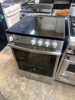 stove 24 inches glass top stainless