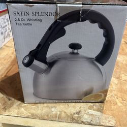 Whistling stainless steel tea kettle brand new $15