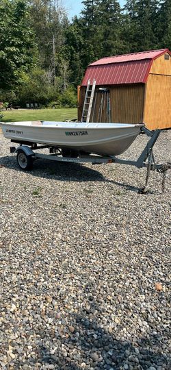 Jon boat with trailer