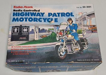 Radio Controlled Highway Patrol Motorcycle