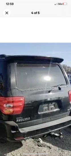 01-04 Sequoia Rear Trunk Spoiler (D-Green)