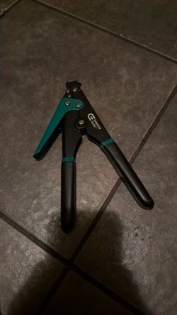 Commercial Electric Cable Tie Tensioning Tool, Black