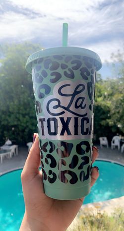 La Toxica Leopard 24oz Venti Cup 
