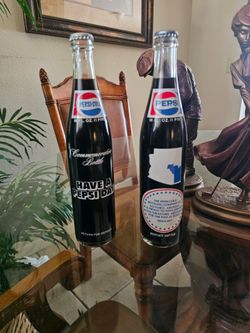 Vintage Pepsi Commemorative Bottles