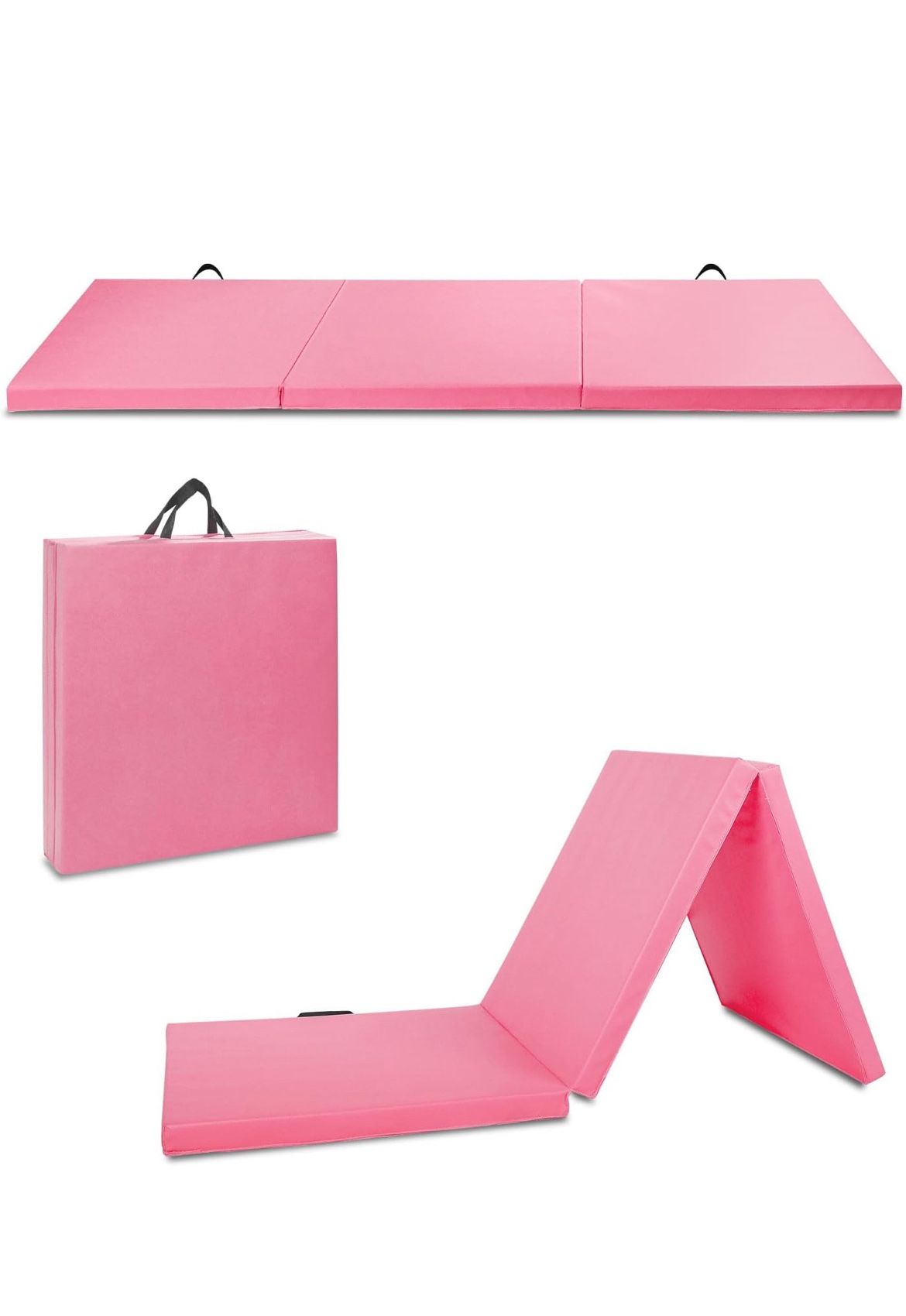 Foldable Pink Gymnastics Mat