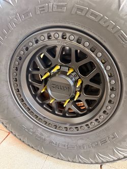 17x8  Kmc wheels on 37s
