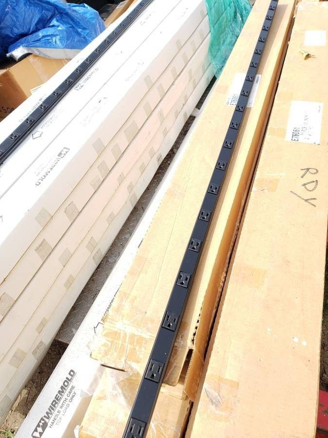 New WireMold 6' - 8' 20 & 27 Outlet Plug In Hard Wired Power Strips