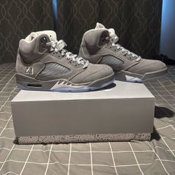 Jordan 5 Wolf  Grey