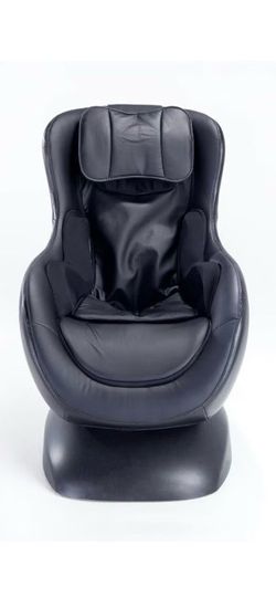 Black Leather Compact Massage Chair