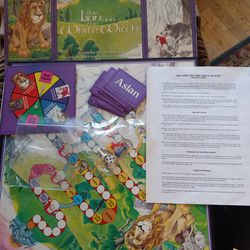 Vintage Narnia The Lion The Witch And The Wardrobe Board Game From 1983