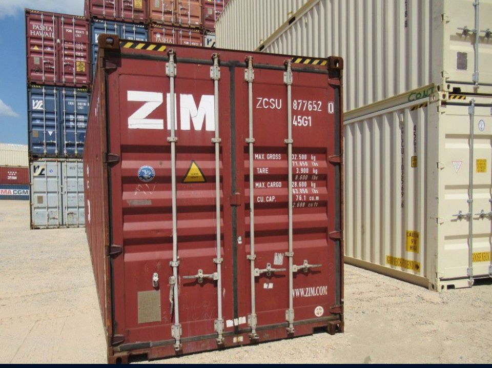 40HC Wind & Water Tight Shipping Containers For Sale