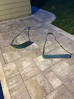 Chain Link Swings (2) - $30
