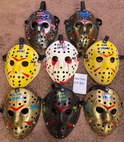 Ari Lehman autographed signed mask Jason Voorhees Friday the 13th Beckett COA