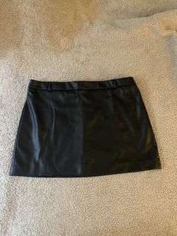 Zara Leather Skirt