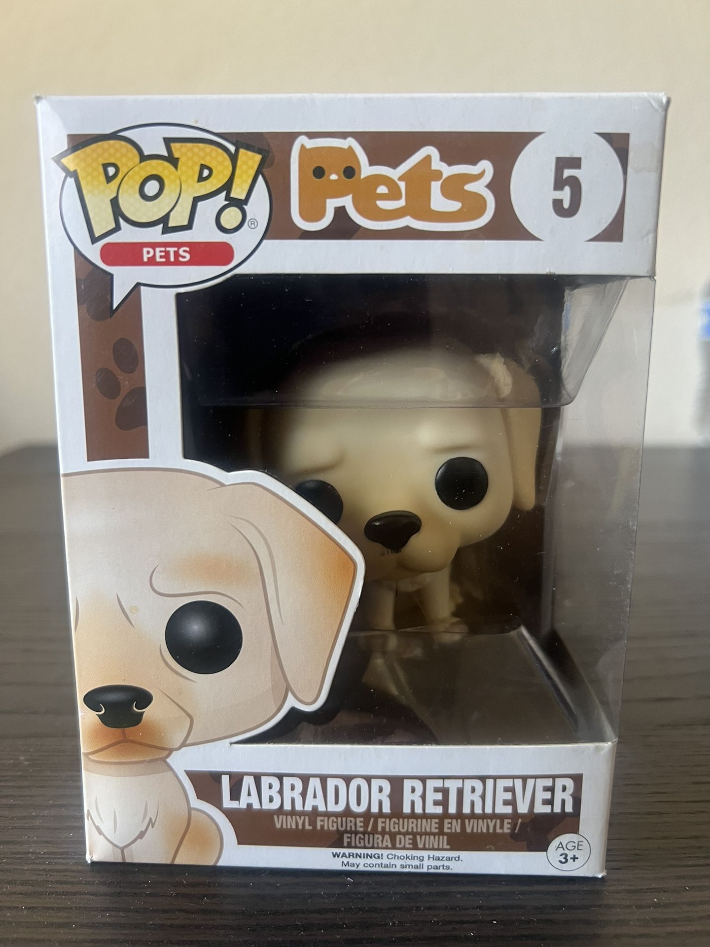 VAULTED Labrador Retriever Funko Pop #5 Pets Pet Vinyl Figurine Dogs Dog Animals