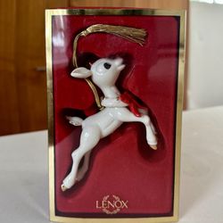 Vintage Lenox Rudolph Ornament 