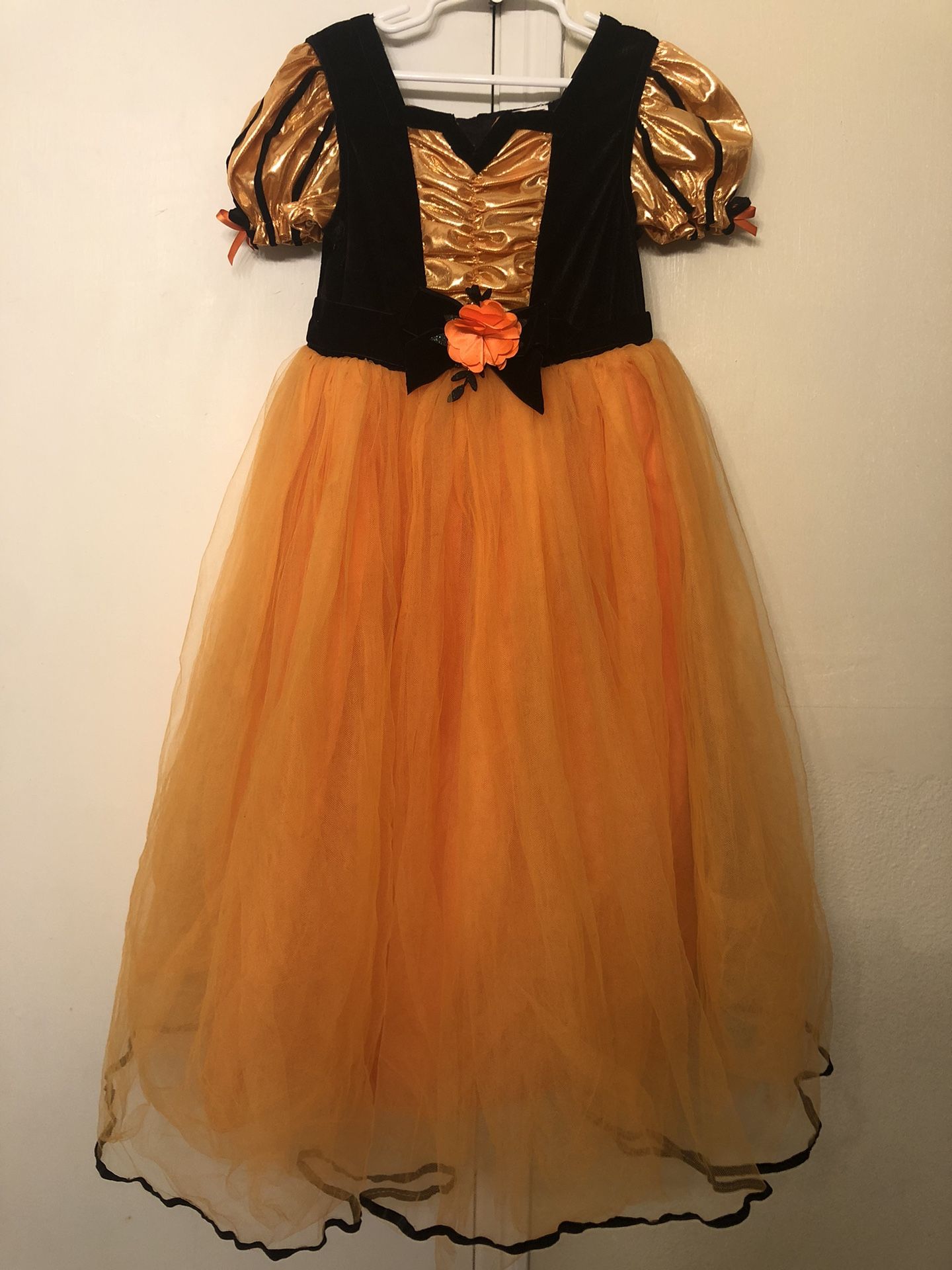 Beautiful Orange Halloween Dress