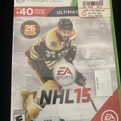 NHL 15 Xbox 360 Video Game 