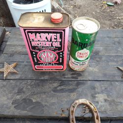 2 Vintage Cans Non Open 