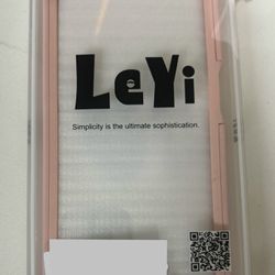 LeYi Pink And Clear Phone Case for Samsung Galaxy 